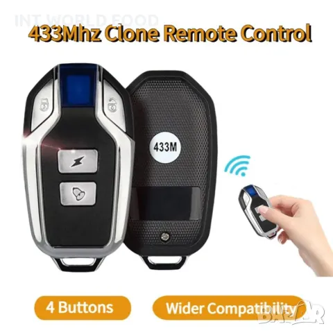 Универсално Дистанционно управление 433MHz 4 бутона, снимка 9 - Друга електроника - 50372415