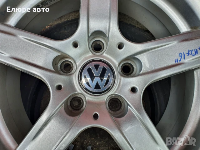 3бр.джанти Фолксваген 5x112x6,5J16ет50, снимка 2 - Гуми и джанти - 50488806