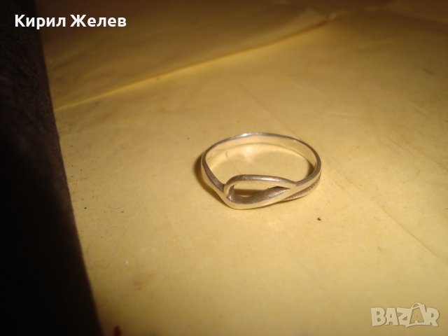 НЕЖЕН ФИНО РЪЧНО ОРНАМЕНТИРАН СРЕБЪРЕН АРТ ПРЪСТЕН СРЕБРО 925 МАЙСТОРСКО БИЖУ РЪЧНА РАБОТА 32394, снимка 7 - Пръстени - 38330238