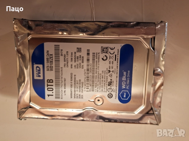 1TB WD Blue WD10EZEX, снимка 5 - Твърди дискове - 52741486