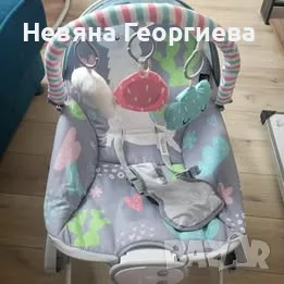 МОНИ Шезлонг с вибрации LLAMA СИВ