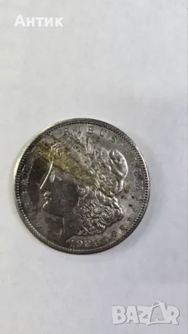 USA Morgan Dollar 1921, снимка 2 - Нумизматика и бонистика - 56517957