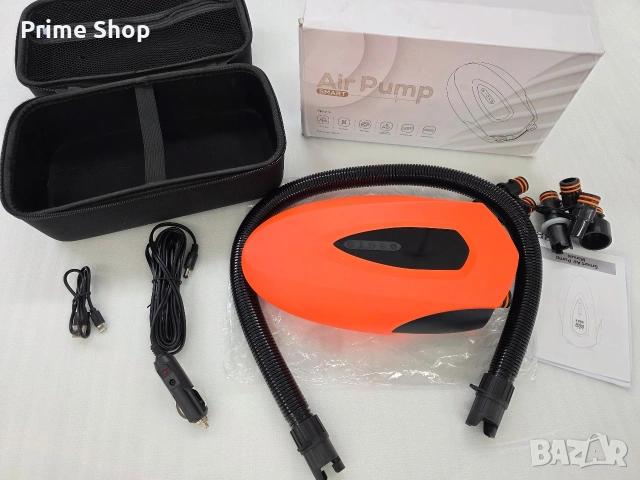 Акумулаторна двускоростна електрическа помпа за SUP Mucek, 12000mAh, 20 PSI, снимка 9 - Надуваеми легла - 54316356