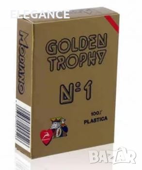   Покер карти  две тестета Golden Trophy Modiano червен или син гръб,, cut карта и държач за карти, , снимка 5 - Карти за игра - 37868388
