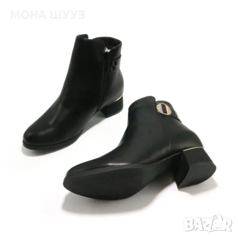 ДАМСКИ БОТИ НА ТОК код 19, снимка 6 - Дамски боти - 47384111