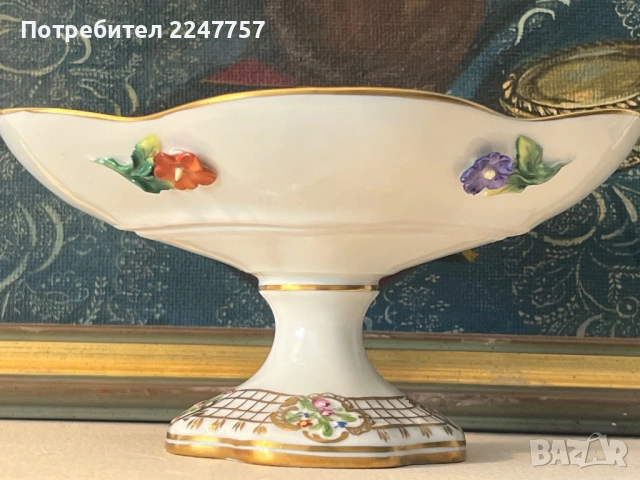 Фруктиера Dresden, снимка 3 - Антикварни и старинни предмети - 54179583