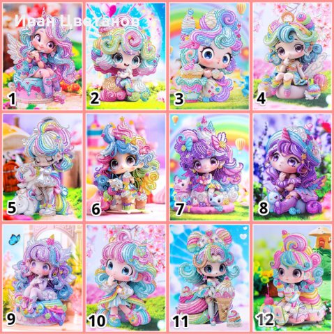 детски диамантен гоблен с принцеси