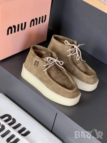 дамски велурени обувки miu miu