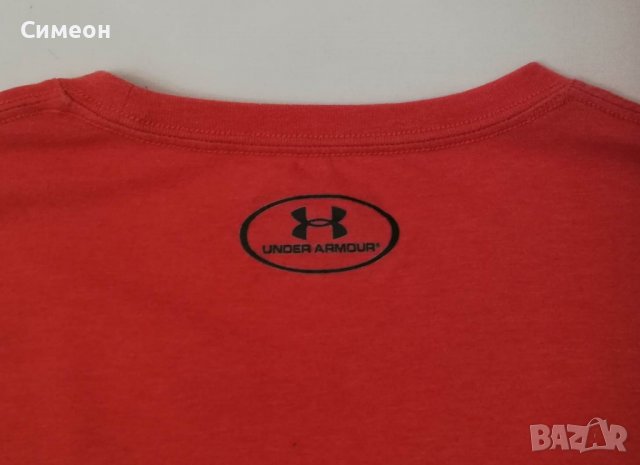 Under Armour UA оригинална тениска XL памучна спорт фланелка, снимка 6 - Спортни дрехи, екипи - 38895833