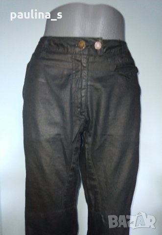 Дизйнерски панталон с кожен ефект "Kello"® / голям размер , снимка 5 - Панталони - 15475101