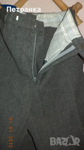 На вашето внимание - сив тънък вълнен костюм, снимка 3 - Костюми - 49579133