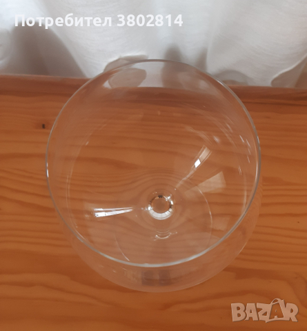 Голяма кристална чаша, снимка 2 - Чаши - 44611073