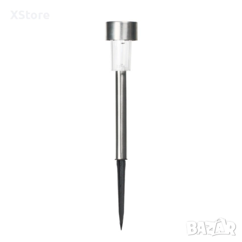 Комплект от 6 броя соларни градински LED лампи за оформяне на алеи и зони, снимка 5 - Външни лампи - 51957066