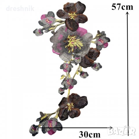 Бродерии за дрехи, различни видове, снимка 1