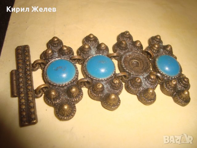 ЧАСТ от СТАРА БРОНЗОВА ЕТНОГРАФСКИ СТИЛ ГРИВНА 24919, снимка 2 - Антикварни и старинни предмети - 34367809