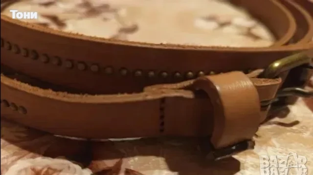 Нов Дълъг Дамски Колан Изцяло от Естествена Кожа 200см. , снимка 4 - Колани - 50953810