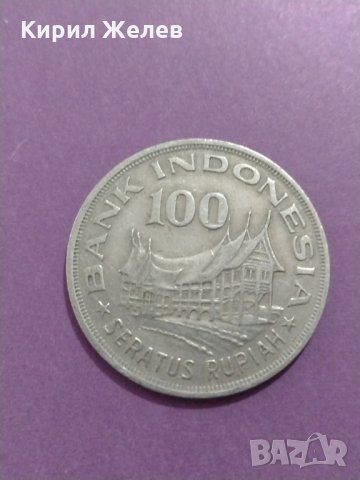 Монета - 100 рупий 1978 година Индонезия - за колекция - 18724