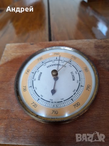 Стар Барометър #3, снимка 3 - Антикварни и старинни предмети - 34054789
