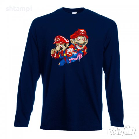 Мъжка тениска Mario Zombie 2 Игра,Изненада,Подарък,Празник,Повод, снимка 11 - Тениски - 37237436