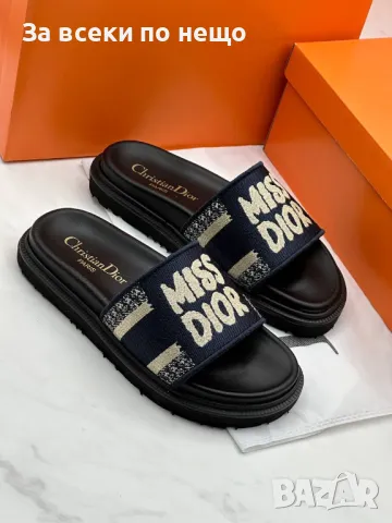 Miss Dior Дамски Чехли Мис Диор - Налични Различни Цветове Код E279, снимка 2 - Чехли - 50415494