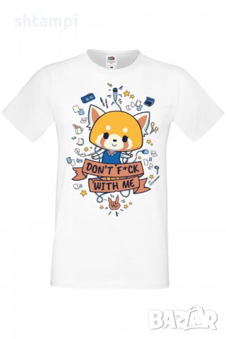 Мъжка тениска Aggretsuko 01,Анимация,игра,Празник,Повод,, снимка 2 - Тениски - 37948634