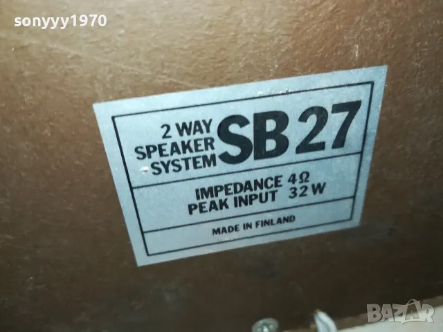 NATIONAL PANASONIC SB27-MADE IN FINLAND ВНОС SWISS 2903251930LNWC, снимка 13 - Тонколони - 49690184