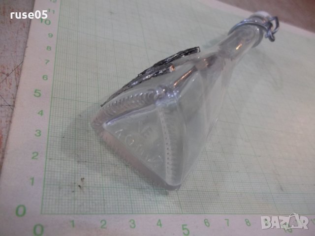 Шише с порцеланова клапа за затваряне и метална апликация, снимка 10 - Други ценни предмети - 33715070