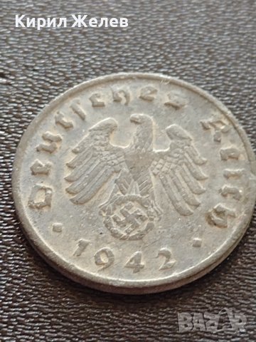 Две монети 1 райхспфенинг 1942г. / 2 райхспфенинг 1938г. Трети райх с СХВАСТИКА редки 31555, снимка 7 - Нумизматика и бонистика - 40649479