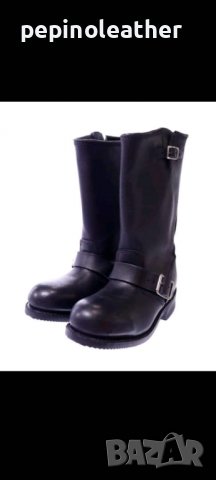 BUFFALO - нови черни кафяви каубойски байкърски кожени ботуши разни номера, снимка 10 - Дамски ботуши - 35017496