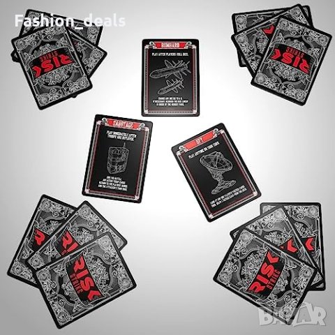 Нова Hasbro Gaming Игра с карти и зарове бърза стратегическа 2-5 играча Семейно Парти , снимка 9 - Карти за игра - 42427597