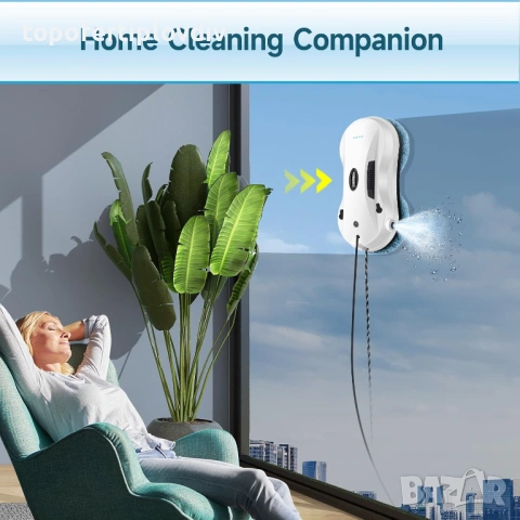 Робот за почистване на прозорци iDEEBO C200 Window Cleaning Robot,Гаранция, снимка 3 - Прахосмукачки - 54155012