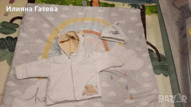 Жилетка/яке Dormouse collection за сезон пролет/есен и шапка 3-6м, снимка 1