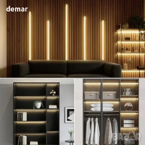 COB LED ленти 6в1 с touch/сензор, димируеми, за шкафове и ниши, снимка 5 - Лед осветление - 55933512