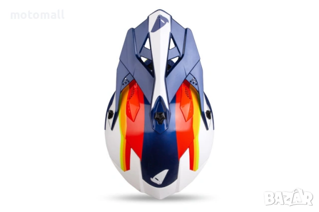 UFO Крос Каска Intrepid GIALLO/BLU (DC), снимка 3 - Аксесоари и консумативи - 54216864