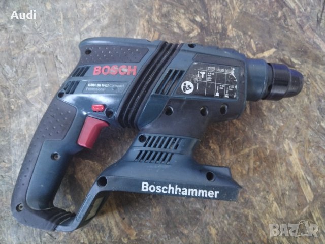 Акумулаторен перфоратор BOSCH GBH 36 V-LI Compact Professional 1.3Ah,  SDS-plus, енергия на удар 1.8, снимка 8 - Бормашини - 42135573