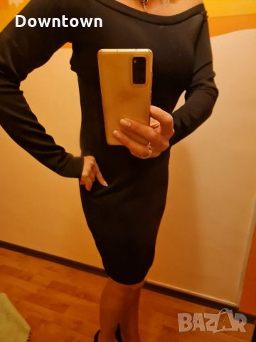 LA SPECIALE  уникална черна рокля с отворен гръб, снимка 4 - Рокли - 34336943