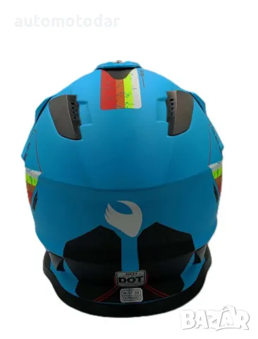 Детска каска крос атв с визьор, снимка 4 - Аксесоари и консумативи - 49910514