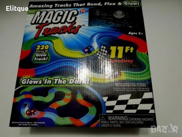 Magic Tracks – Детска светеща писта (220 части) 🚗