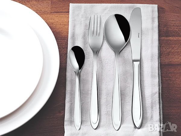 Комплект прибори за хранене LUSOL / 24 части, снимка 2 - Прибори за хранене, готвене и сервиране - 42622306