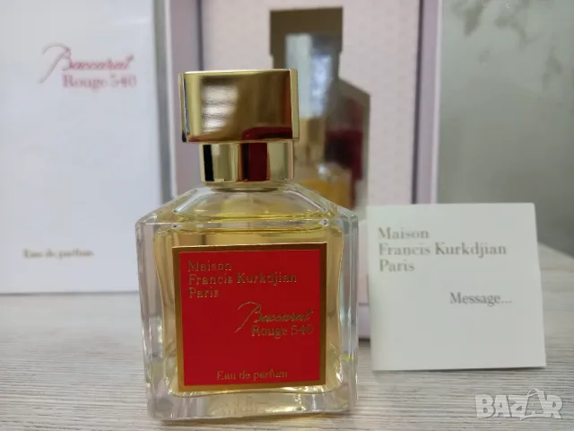 Maison Francis Kurkdjian Baccarat Rouge 540 EDP -парфюм 70мл., снимка 3 - Дамски парфюми - 47484586