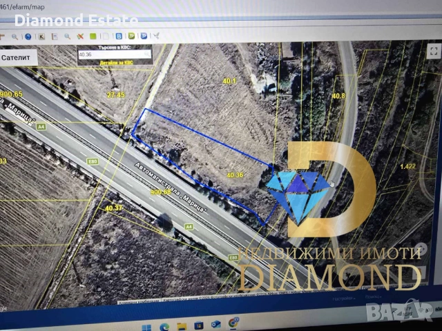 Земеделска земя Автомагистрала Марица град Харманли