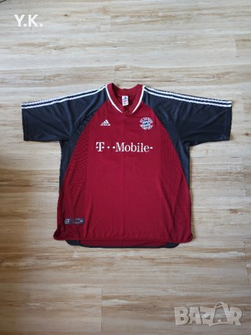 Оригинална мъжка тениска Adidas Climalite x F.C. Bayern Munchen x Ballack / Season 02-03 (Home), снимка 1 - Тениски - 40308767
