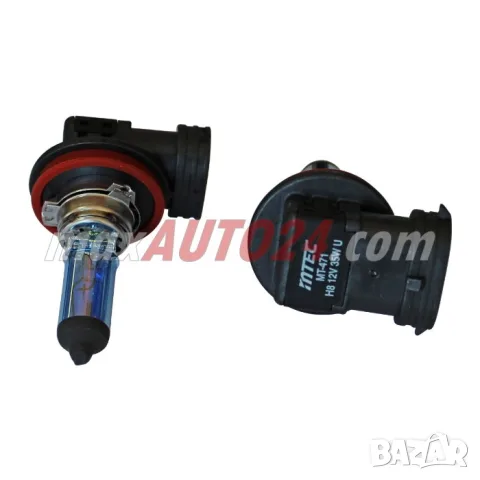 Mtec Cosmos Blue White H8 крушки 12 V 35 W 2 броя, снимка 3 - Аксесоари и консумативи - 55864358