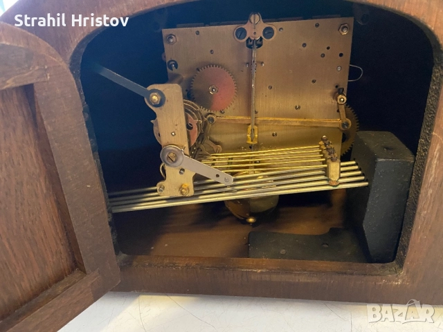 Часовник Junghans антика, снимка 5 - Антикварни и старинни предмети - 52430737