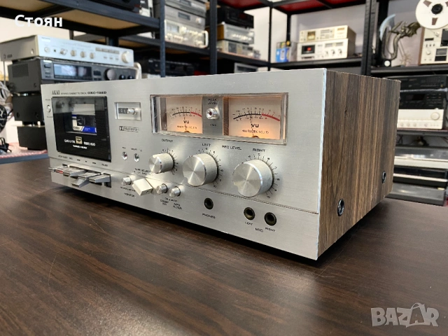 Vintage триглав дек Akai , снимка 6 - Декове - 54148098