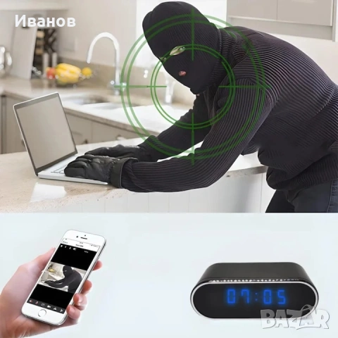 Скрита камера в часовник, снимка 3 - Камери - 53932732