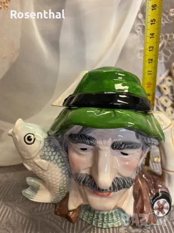 Английско чайниче за рибари и рибарки, снимка 6 - Декорация за дома - 48006746