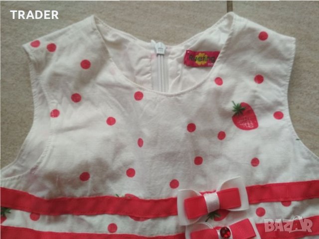 Детска рокля на ягодки RIVETING, снимка 2 - Детски рокли и поли - 34139058