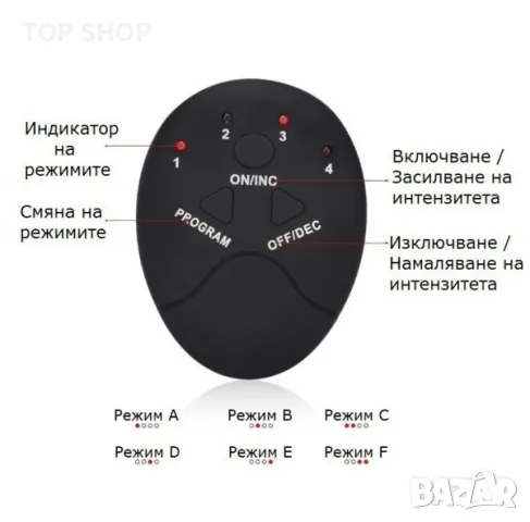 EMS Масажор за крака, USB акумулаторна преносима масажна подложка,6 режима/9 нива, снимка 3 - Други - 49308574