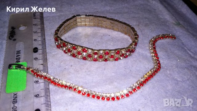 ДВЕ ПОСРЕБРЕНИ КРИСТАЛНИ РАЗТЕГЛИВИ МОДНИ АРТ ГРИВНИ 34291